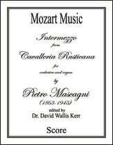Intermezzo from Cavalleria Rusticana Orchestra sheet music cover